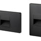 Juno Step Light LMS-3K-C-BL Indoor LED, 2W 120V Dimmable Driver, 3000K Light Color, Cutoff Optic, Black Textured