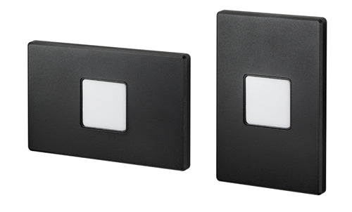 Juno Step Light LMS-3K-M-BL Indoor LED, 2W 120V Dimmable Driver, 3000K Light Color, Opal Marker Optic, Black Textured