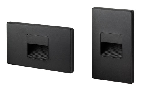 Juno Step Light LMS-41K-C-BL Indoor LED, 2W 120V Dimmable Driver, 4100K Light Color, Cutoff Optic, Black Textured