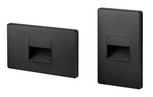 Juno Step Light LMS-41K-C-BL Indoor LED, 2W 120V Dimmable Driver, 4100K Light Color, Cutoff Optic, Black Textured