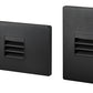 Juno Step Light LMS-41K-L-BL Indoor LED, 2W 120V Dimmable Driver, 4100K Light Color, Louver Optic, Black Textured