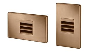 Juno Step Light LMS-41K-L-BZ Indoor LED, 2W 120V Dimmable Driver, 4100K Light Color, Louver Optic, Bronze Plated