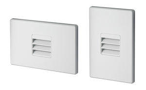 Juno Step Light LMS-41K-L-WH Indoor LED, 2W 120V Dimmable Driver, 4100K Light Color, Louver Optic, White Textured