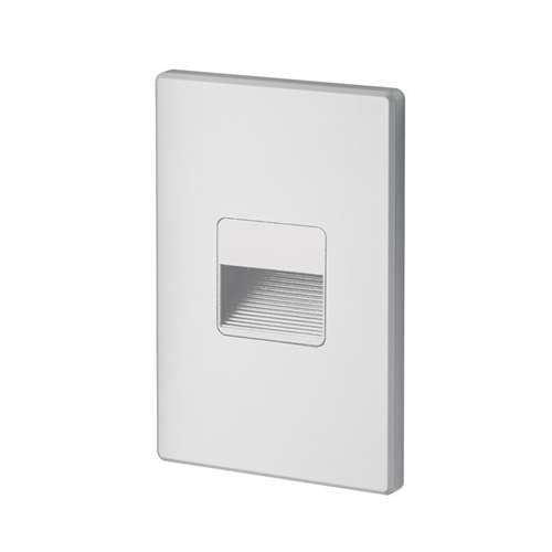 Juno Step Light LMS 40K CTO 120 RPC WL WH Outdoor/Wet Location LED, 2W 120V Dimmable Driver, 4100K Light Color, Cutoff Optic, White Textured