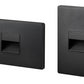 Juno Step Light LMSW-3K-C-BL Outdoor/Wet Location LED, 2W 120V Dimmable Driver, 3000K Light Color, Cutoff Optic, Black Textured