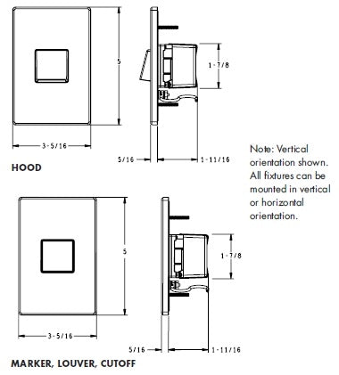 Juno Step Light LMSW-3K-H-BZ Outdoor/Wet Location LED, 2W 120V Dimmable Driver, 3000K Light Color, Hood Optic, Bronze Textured