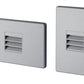Juno Step Light LMSW-3K-L-SR Outdoor/Wet Location LED, 2W 120V Dimmable Driver, 3000K Light Color, Louver Optic, Silver Textured
