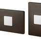 Juno Step Light LMSW-3K-M-BZ Outdoor/Wet Location LED, 2W 120V Dimmable Driver, 3000K Light Color, Opal Marker Optic, Bronze Textured