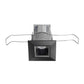 Juno MD1LG2 SQ 03LM 27K 80CRI FL BL Recessed Lighting 2-1/4" Mini LED Square Downlight 2700K Flood Beam Spread, Black Finish