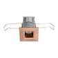 Juno MD1LG2 SQ 03LM 27K 80CRI FL BZ Recessed Lighting 2-1/4" Mini LED Square Downlight 2700K Flood Beam Spread, Bronze Finish
