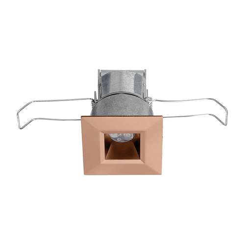 Juno MD1LG2 SQ 03LM 27K 80CRI NFL BZ Recessed Lighting 2-1/4" Mini LED Square Downlight 2700K Narrow Flood Beam Spread, Bronze Finish