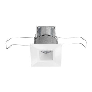 Juno MD1LG2 SQ 03LM 30K 80CRI FL WH Recessed Lighting 2-1/4" Mini LED Square Downlight 3000K Flood Beam Spread, White Finish