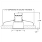 Juno Recessed Lighting MD1LWG2-27K-FL-BZ Wet Location 2-1/4" Mini LED Downlight 2700K Flood Beam Spread, Bronze Finish