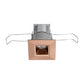 Juno Recessed Lighting MDSLG2-3K-FL-BZ 2-1/4" Mini LED Square Downlight 3000K Flood Beam Spread, Bronze Finish