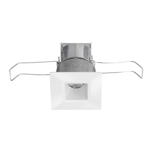 Juno Recessed Lighting MDSLWG2-3K-FL-WH 2-1/4" Mini LED Square Downlight Wet Location 3000K Flood Beam Spread, White Finish