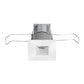 Juno Recessed Lighting MDSLWG2-935-SP-WH Wet Location 2-1/4" Mini LED Square Downlight, 3500K, 90 CRI, Spot Beam Spread, White Finish