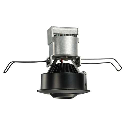 Juno MG1LG2 RD 03LM 27K 80CRI FL BL Recessed Lighting 2-5/8" LED Mini LED Gimbal 2700K Flood Spread, Black Finish