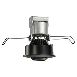 Juno MG1LG2 RD 03LM 27K 80CRI FL BL Recessed Lighting 2-5/8" LED Mini LED Gimbal 2700K Flood Spread, Black Finish