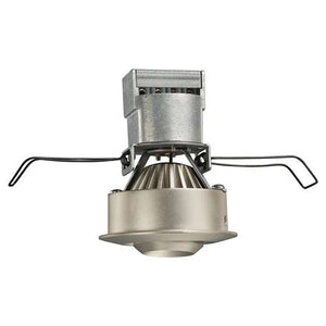 Juno MG1LG2 RD 03LM 30K 90CRI NFL SN Recessed Lighting 2-5/8" LED Mini LED Gimbal Downlight, 3000K, 90 CRI, Narrow Flood Beam Spread, Satin Nickel Finish