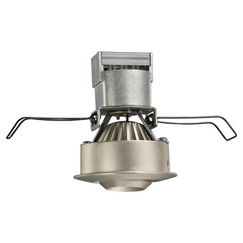 Juno MG1LG2 RD 03LM 35K 90CRI NFL SN Recessed Lighting 2-5/8" LED Mini LED Gimbal Downlight, 3500K, 90 CRI, Narrow Flood Beam Spread, Satin Nickel Finish