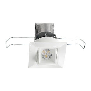 Juno Recessed Lighting MGSLG2-35K-NFL-WH 2-11/16" Mini LED Gimbal Downlight 3500K Narrow Flood Beam Spread, White Finish