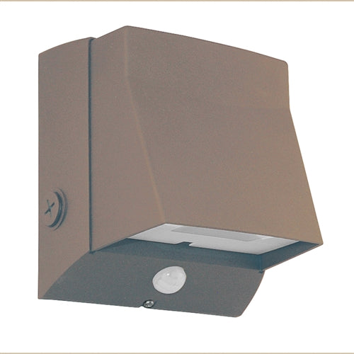 Juno Lighting MSL235KUNBZMS AccuLite LED Mini Security Light, 12W, 650 Lumens, 3500K, Motion Sensor, Bronze