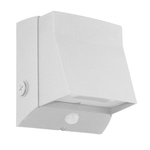 Juno Lighting MSL235KUNWHMS AccuLite LED Mini Security Light, 12W, 650 Lumens, 3500K, Motion Sensor, White