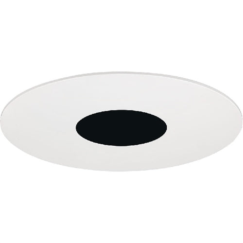 Juno Aculux NT3APIN BD WHFM WSOL Pinhole Adjustable White Flangeless Trim, Wet Location