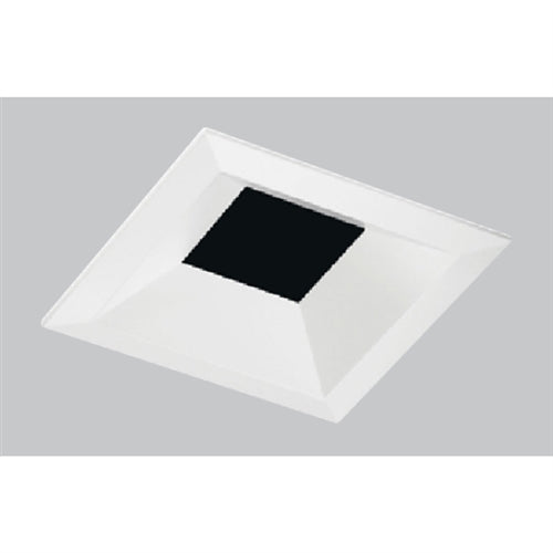 Juno Aculux NT3SQABV BD WHSF Adjustable Bevel Trim, White Flanged, Damp Location