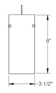 Juno Lighting P160MLG-STN-STO (DPEND ML P160 STO 72IN G9HAL SNC SNA) Tubular Inner Glass Line Voltage Decorative Pendant for Monoline, 120V 40W G9 Halogen, Satin Nickel Fixture, Stone Shade