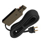 Juno Track Lighting R122BZ (R122 BZ) Trac Lites Cord and Plug Connector 3-Wire, Bronze Color
