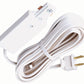 Juno Track Lighting R122WH (R122 WH) Trac Lites Cord and Plug Connector 3-Wire, White Color