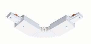 Juno Track Lighting R20WH (R20 WH) Trac Lites Flexible Adjustable Joiner, White Color