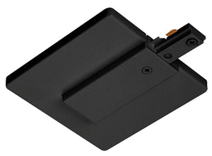 Juno Track Lighting R21BL (R21 BL) Trac Lites End Feed Connector and Outlet Box Cover, Black Color