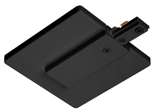 Juno Track Lighting R21BL (R21 BL) Trac Lites End Feed Connector and Outlet Box Cover, Black Color