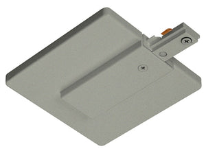 Juno Track Lighting R21SL (R21 SL) Trac Lites End Feed Connector and Outlet Box Cover, Silver Color
