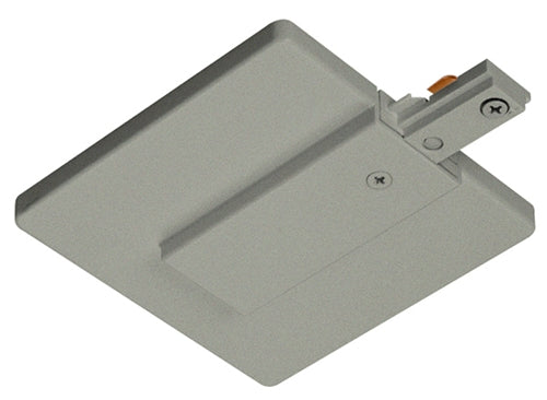 Juno Track Lighting R21SL (R21 SL) Trac Lites End Feed Connector and Outlet Box Cover, Silver Color