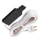 Juno Track Lighting R22BL (R22 BL) Trac Lites Cord and Plug Connector, Black Color