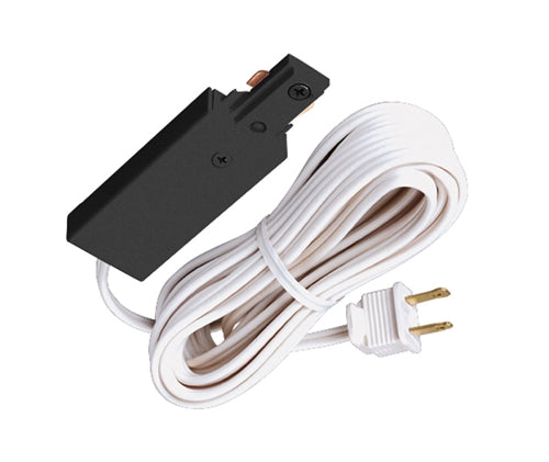 Juno Track Lighting R22BL (R22 BL) Trac Lites Cord and Plug Connector, Black Color
