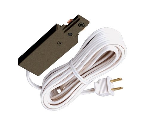 Juno Track Lighting R22BZ (R22 BZ) Trac Lites Cord and Plug Connector,  Bronze Color