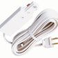 Juno Track Lighting R22WH (R22 WH) Trac Lites Cord and Plug Connector, White Color