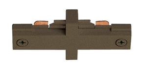 Juno Track Lighting R23BZ (R23 BZ) Trac Lites Miniature Straight Connector, Bronze Color