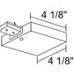 Juno Track Lighting R36WH (R36 WH) Trac Lites T-Bar End Feed, White Color