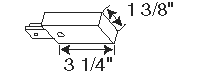 Juno Track Lighting R38RBL (R38 RP BL) Trac Lites End Feed Connector, For Use in Opposite Polarity Orientation, Black Finish