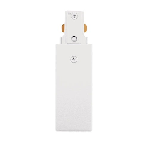 Juno Track Lighting R38RWH (R38 RP WH) Trac Lites End Feed Connector, For Use in Opposite Polarity Orientation, White Color