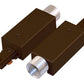 Juno Track Lighting R49BZ (R49 BZ) Trac Lites Track Continuation Kit, Bronze Color