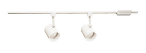 Juno Track Lighting R4K2501W-WH Trac Lites 4 ft. Track Kit - 50W Round Back, White Color