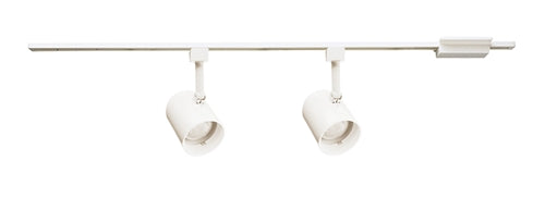 Juno Track Lighting R4K2501W-WH Trac Lites 4 ft. Track Kit - 50W Round Back, White Color