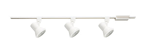 Juno Track Lighting R4K3551WH (R4K3551 WH) Trac Lites 4 ft. 3 Heads Track Kit - 50W Par 20, White Color