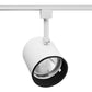 Juno Track Lighting R502B-WH (R502 BLB WH) Trac Lites Round Back Cylinder Line Voltage 65W BR30/75W PAR30 Black Baffle White Color